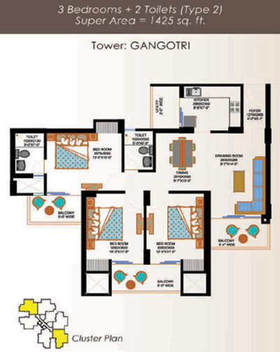 Eros Sampoornam, 3 BHK flats in Greater Noida Eros Sampoornam plus, 3 BHK flats in Greater Noida