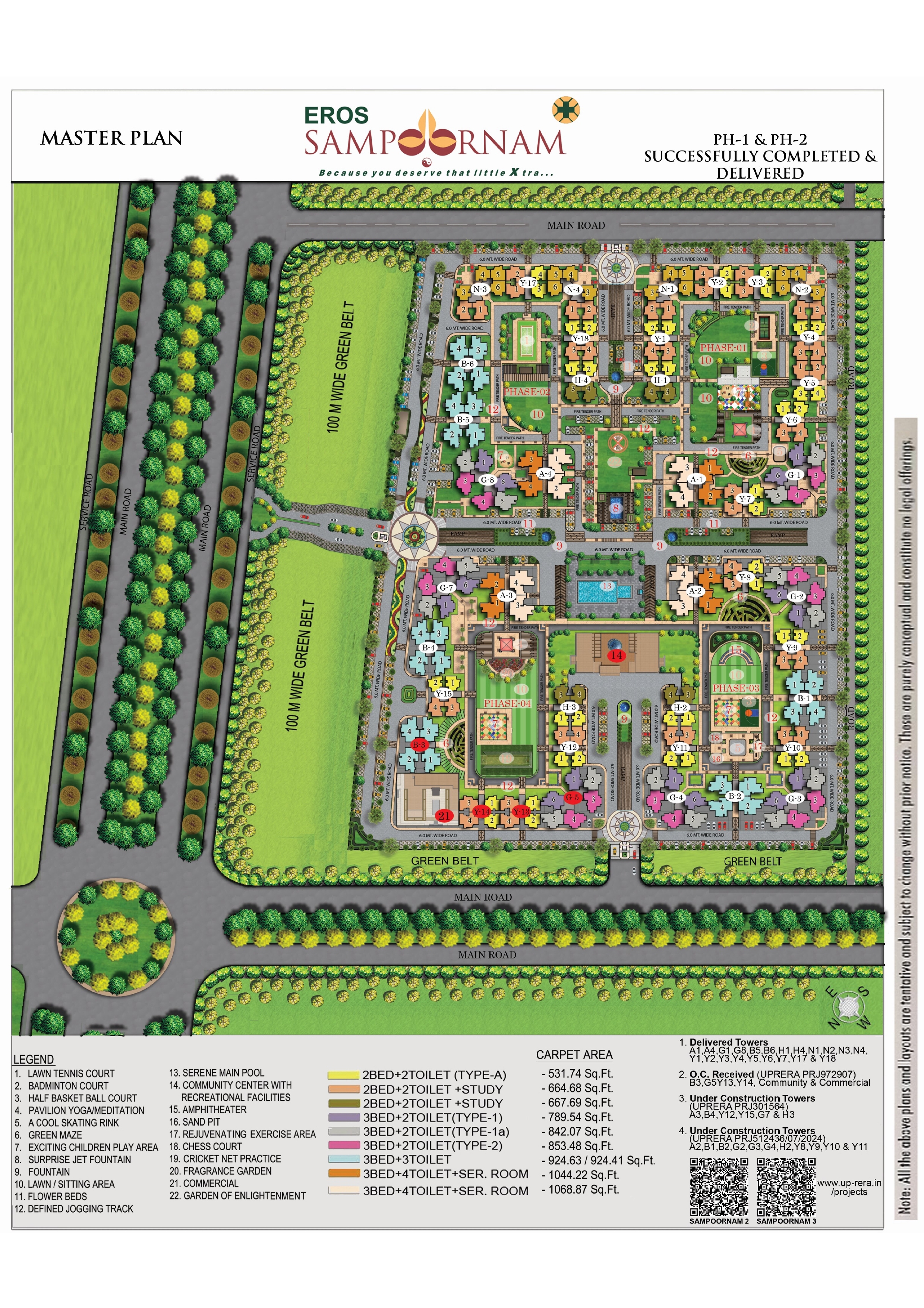 Eros Sampoornam Master Plan